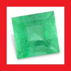 Emerald - Nice Green Square Facet - 0.07cts