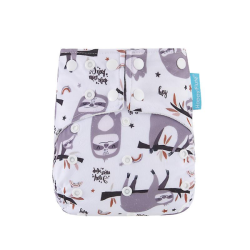 All-in-one Diaper - Snap In Insert - Winter Sloth