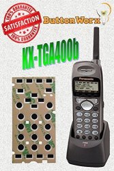 P1REPAIR Buttonworx KX-TGA400B Button Repair Kit For Panasonic Cordless Phone