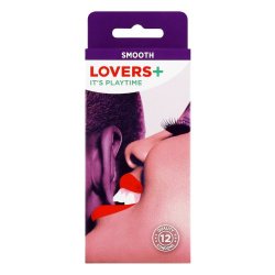 Lovers+ Condoms Smooth 12 Condoms