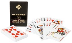 Piatnik Of America, Inc. Piatnik 100% Plastic Bridge Single Deck Playing Cards