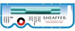 Sheaffer Refills Turquoise 5 Pack Fountain Pen Cartridge - SH-96370
