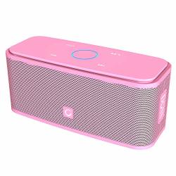 DOSS Soundbox Touch Portable Wireless Bluetooth Speakers With 12W HD Sound And Bass 20H Playtime Handsfree Speakers For Home Outdoor Travel-pink