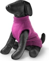 Rogz Wolfskinz Knitted Dog Sweater Pink