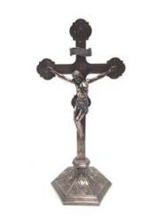 57cm Bronze Standing Crucifix