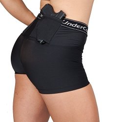 UnderTech Undercover Women's Concealed Carry Short Shorts Black Small
