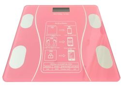 Body Weight Fat & Bmi Bluetooth Scale - Pink