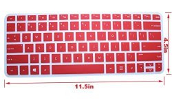 Casebuy Soft Silicone Gel Keyboard Protector Skin Cover For Hp Spectre X360 13.3" Laptop Release Before 2016 Please Compare Your Keyboard To Identify Image Avoid