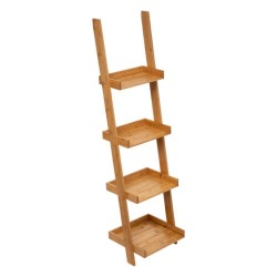 Ladder 4 Tier Shelf Bamboo 37.5X33X144CM