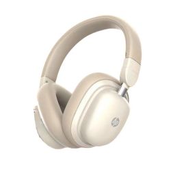 HP - H231R - Sleek Adjustable Bluetooth Gaming Headphones - Beige