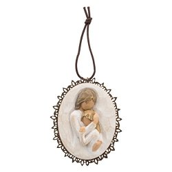 Willow Tree Close To Me Metal Edged Ornament By Susan Lordi