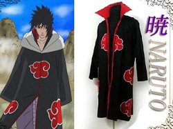 Naruto Akatsuki Ninja Uchiha Itachi Uniform Cloak Cosplay