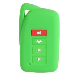 Buttons 4 Car Silicone Fob Remote Key Shell Case Cover For Lexus IS250 IS350 ES35 - Green