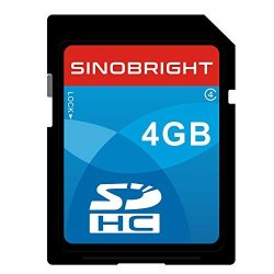 Sinobright Sd Card 4GB Sdhc Class 4 Flash Memory Card 4 Gb Digital Camera Cards