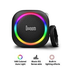 Divoom Airbeat 30 Rechargable Bluetooth Wireless Ipx 4 Water Resistant Speaker Support Tws Stereo Pairing Black