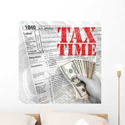 Tax Time Wall Mural By Wallmonkeys Peel And Stick Graphic 24 In H X 24 In W WM146198
