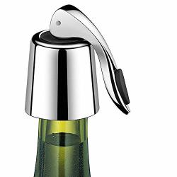 Lwxqy Stainless Steel Wine Stopper Wine Bottle Stopper Creative Wine Stopper Fresh Bottle Stopper Silicone Seal Wine Stopper Protector Can Be Reused