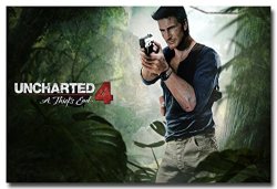 Lawrence Painting Uncharted 4 A Thiefs End Game Art Canvas Poster Print Pictures For Bedroom Living Room DECOR4