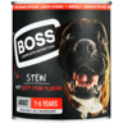 Bose Boss Sergeant's Steak Flavoured Dog Food Can 775G