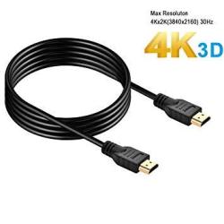 Lole HDMI Cable Support Video 4K Ultra HD 3D HD 1080P Playstation PS3 PS4 PC Xbox Apple Tv 6FT 1.8M-BLACK