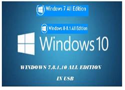 Windows 7 8.1 10 All In One USB Ultimate Pro 64-BITS Updated Jan 2020.FULL Upgrade Recovery Fix Reinstall Restore Repair Reboot Recovery