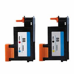 Zerone Ink Cartridges Replacement Print Head Compatible For Officejet Hp 88 C9381A C9382A K5300 K8600 L7380 Series Cmyk