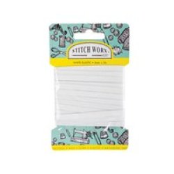 Elastic - Extra-stretchy - White - 6MM X 3M - 6 Pack