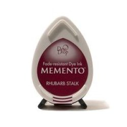 Memento D.drop Ink Pad - Rhubarb Stalk - Water-based Ink