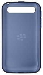 Blackberry ACC-60086-003 Soft Shell Case For Blackberry Classic - Retail Packaging - Blue Translucent