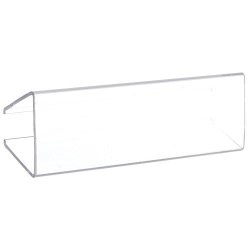 Retail Resource 65722 Clear Wood Shelf Label Holder Pack Of 25