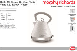 Morphy Richards - 1.5L Plastic Kettle