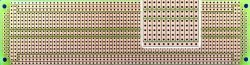 Busboard Protot BR1 Solder Able PC Breadboard 1 Sided Pcb Matches 830 Tie Point Breadboard With Power Rails