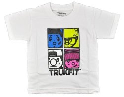 Trukfit Boys 2-7 Jersey 'the Crew' Graphic Tee S 4 White