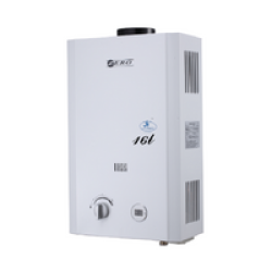 Zero Appliances 16LGEYSERZERO Gas Water Heater With Flu Pipe 16L
