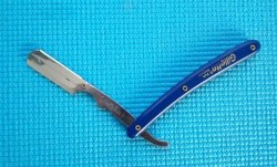 Shavette Disposable Blade Straight Razor Blue