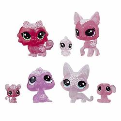 Littlest Pet Shop Frosted Wonderland Pet Friends Toy Pink Theme Includes 7 Pets Ages 4 & Up