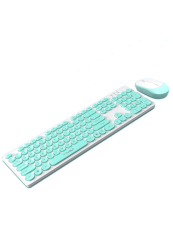 Round-key Wireless Keyboard And Mouse Set