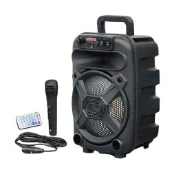 8 Inch Portable Karaoke Speaker With Mic+remote QL-1804