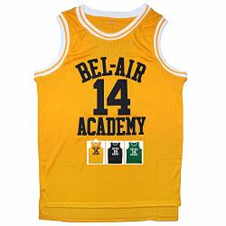 Will Micjersey Smith Jersey 14 The Fresh Prince Bel Air Academy Basketball Jersey S-xxxl Yellow XXXL