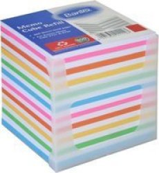 Bantex Memo Cube Refill 800S - Rainbow