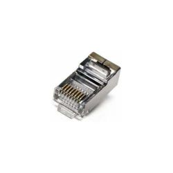 Acconet CAT6 RJ45 Connectors Shielded Stranded Solid Core 50 Pack