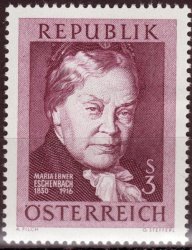 Austria 1966 Unmounted Mint Sg 1464 Maria Ebner Eschenbach Writer