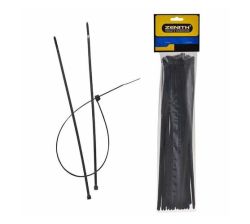 Zenith Cable Ties Black 4.8MM X 300MM - 50 Pieces Per Pack Pack Of 5