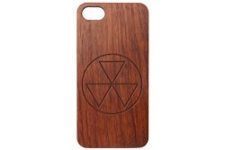For Apple Iphone 7 & 8 Rosewood Wood Phone Case Ndz Fallout Shelter Symbol Outline