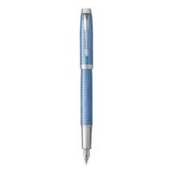 Im Premium Fountain Pen - Blue Chrome Trim