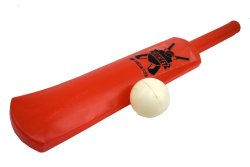 Cricket Bat & Ball Plastic 53CM