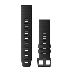 Garmin Quickfit 22 Watch Bands - Black Silicone