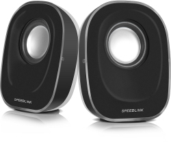 Speedlink Topica Stereo Desktop Speakers in Black