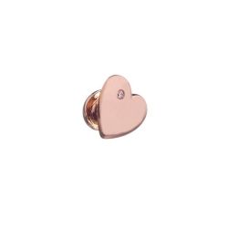 Nickel - Large Heart Charm For Watch Band