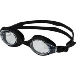 Silicone Swim Goggle- Snr Black